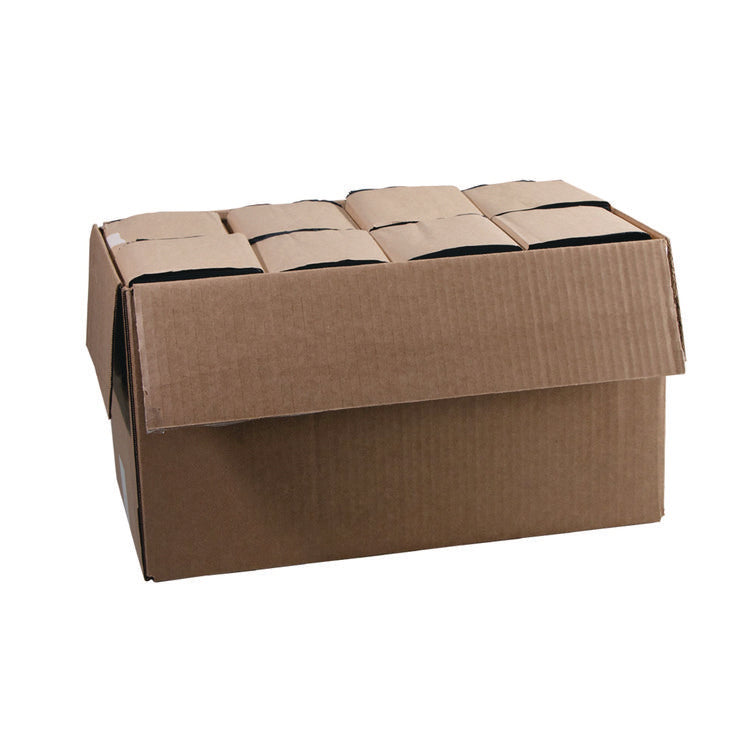 Beverage Napkins, 1-Ply, 9 x 9, Black, 4,000/Carton