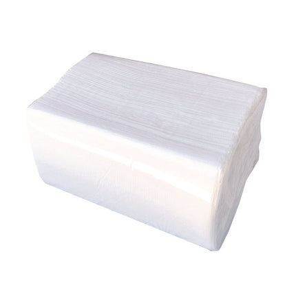 Dinner Napkins, 2-Ply, 14.5"W x 16.5"D, White, 150/Pack, 20 Packs/Carton