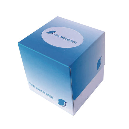 Facial Tissue Cube Box, 2-Ply, White, 85 Sheets/box, 36 Boxes/carton