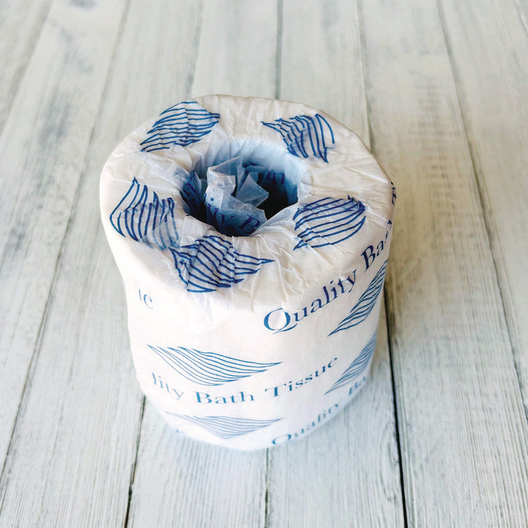 Bath Tissue, Wrapped, Septic Safe, 2-Ply, White, 300 Sheets/roll, 96 Rolls/carton