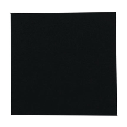 Beverage Napkins, 1-Ply, 9 x 9, Black, 4,000/Carton