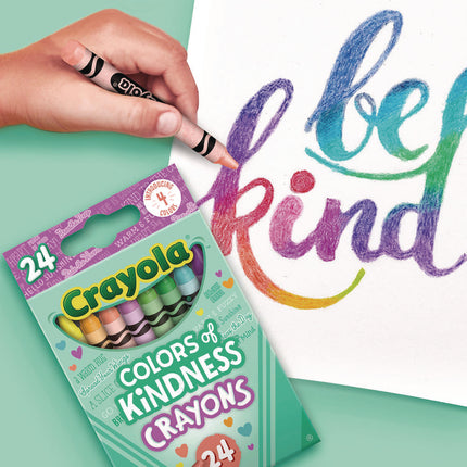 Colors of Kindness Crayons, Assorted, 24/Pack