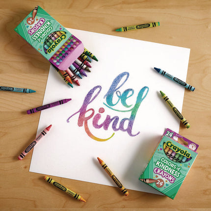 Colors of Kindness Crayons, Assorted, 24/Pack
