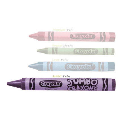 Jumbo Crayons, Assorted Colors, 8/Box
