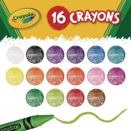 Jumbo Crayons, Assorted, 16/box