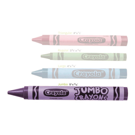 Jumbo Crayons, Assorted, 16/box