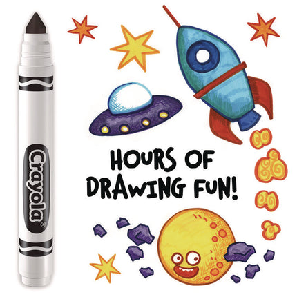 Broad Line Washable Markers, Broad Bullet Tip, Black, 12/box