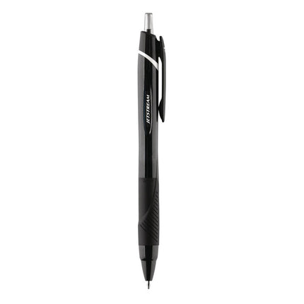 Jetstream Elements Hybrid Gel Pen, Retractable, Medium 1 mm, Black Ink, Translucent Black/Black Barrel, Dozen