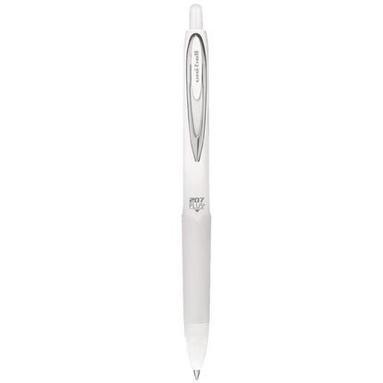 207 Plus+ Gel Pen, Retractable, Medium 0.7 mm, Black Ink, White Barrel, 4/Pack