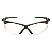 V30 Nemesis VL Safety Glasses, Black Frame, Clear Lens, 12/Carton
