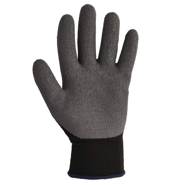 G40 Latex Coated Gloves, 270 mm Length, 11 X-Large, Poly/Cotton, Gray/Black, 12 Pairs/Pack