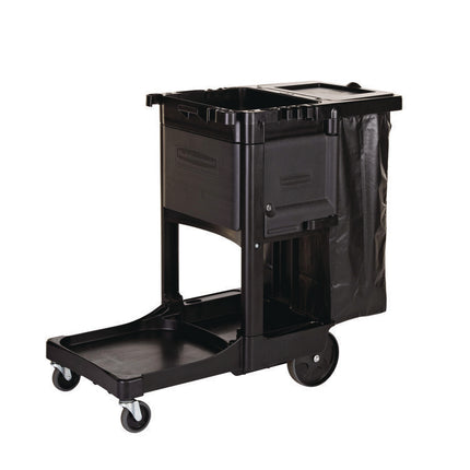 Cleaning Cart Locking Door Kit, Black