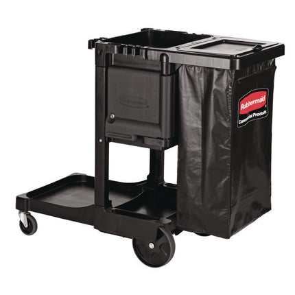 Cleaning Cart Locking Door Kit, Black