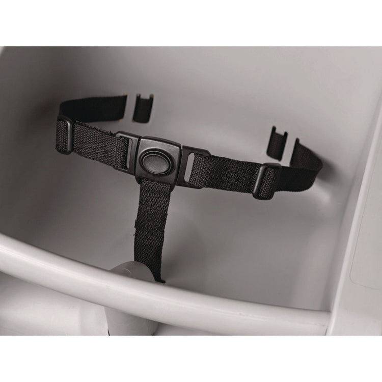 Sturdy Chair Mobile Youth Seat with Casters, Fully Assembled, Four 2" Dual-Wheel Casters, Platinum