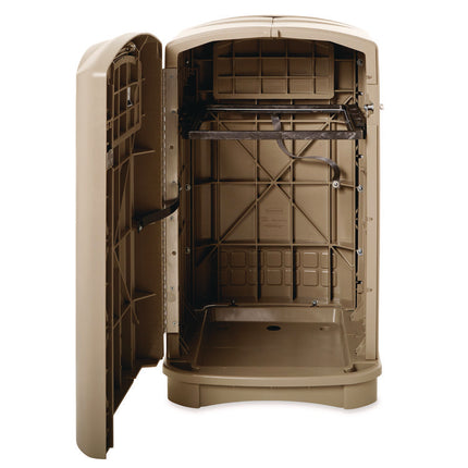 Plaza Jr. Container, 35 gal, Plastic, Black