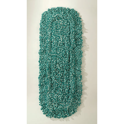 Microfiber Loop Dust Mop, 24" x 5", Green, 12/Carton