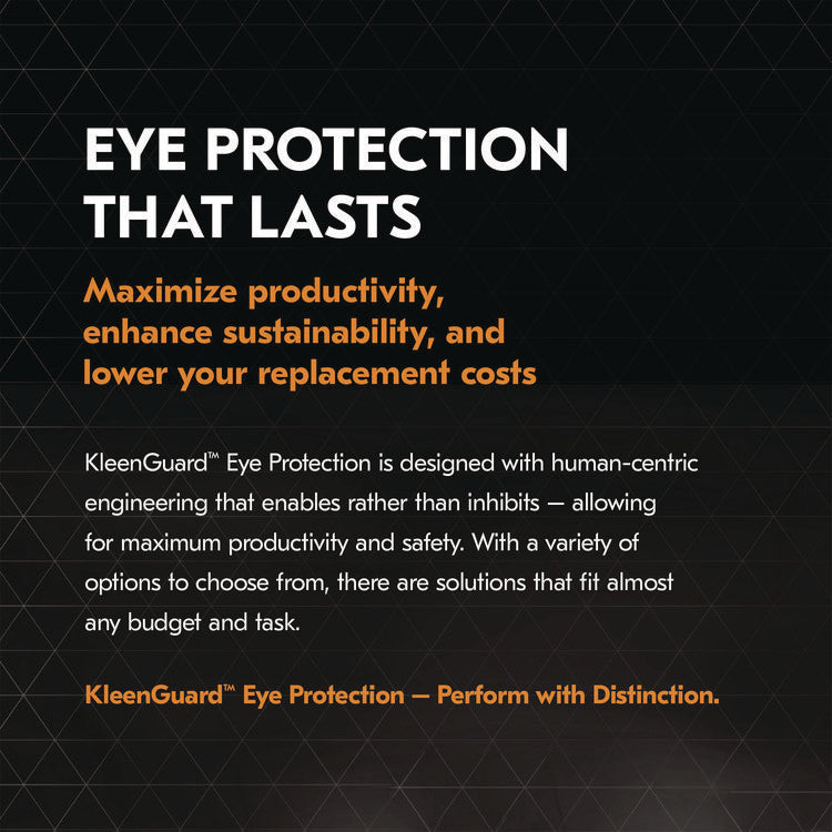 V50 Otg Safety Eyewear, Black Frame, Smoke Mirror Anti-Fog Lens