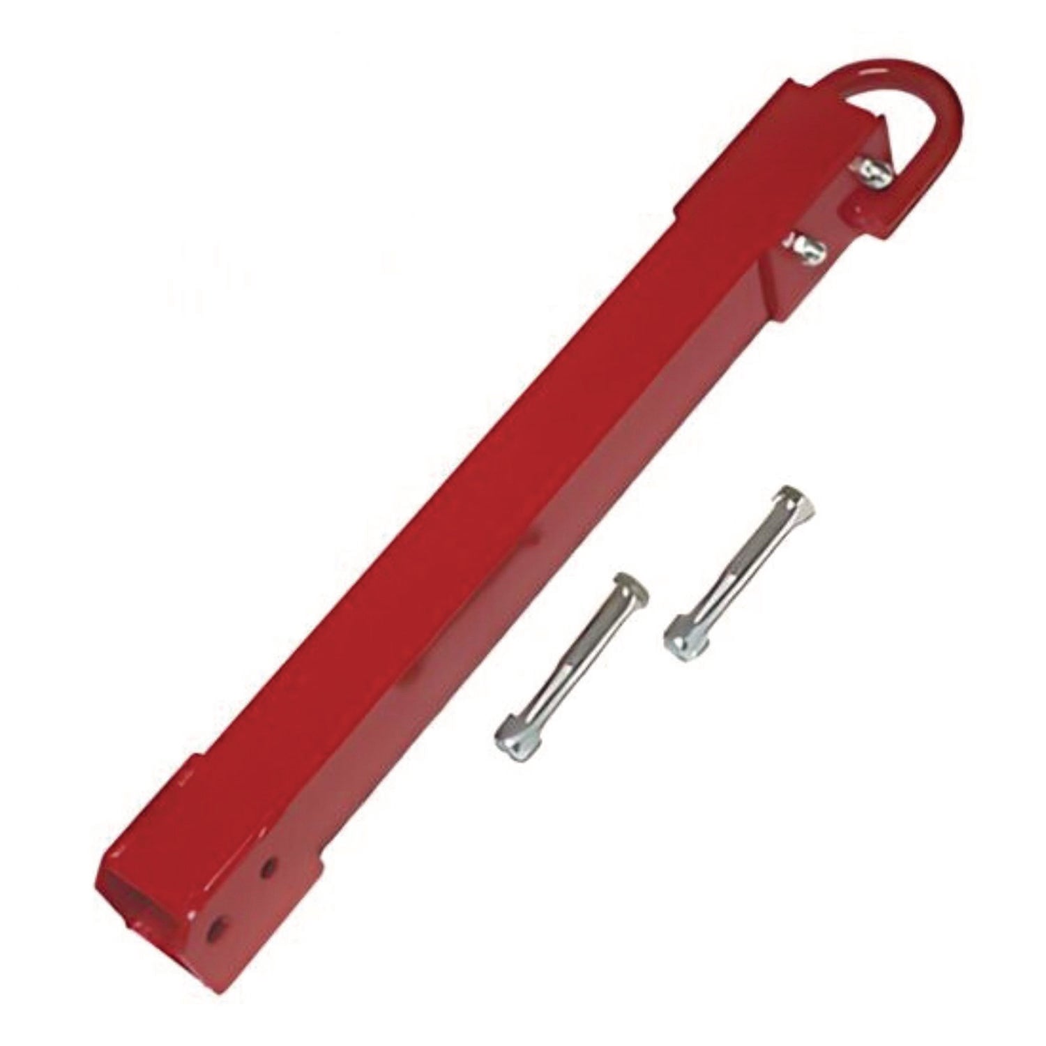 Hitch with Hardware for Towable/Trainable Tilt Trucks, Red