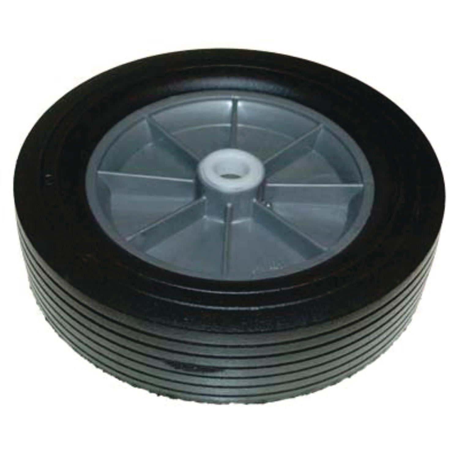 12-Inch Wheel for 1.5 Cu Yd Standard Duty Tilt Truck, Black