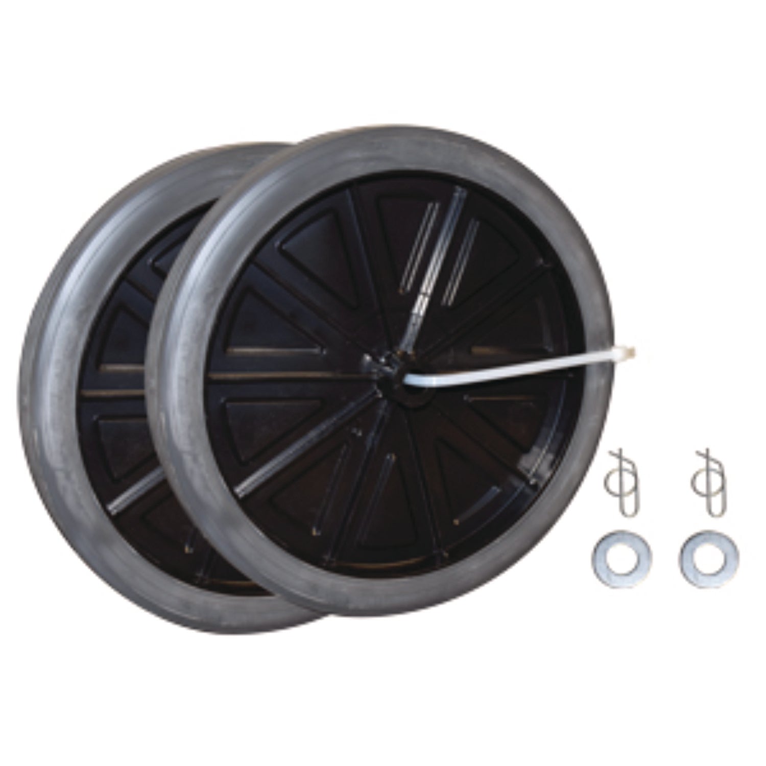 12-Inch Wheel Kit with Hardware, Black