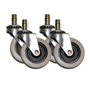 SRP Caster Kit, Four 2.5" Wheels, Gray