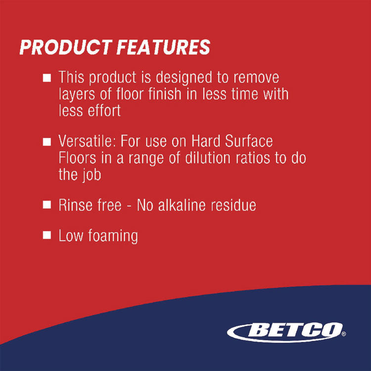 Ax-it Plus Floor Stripper, 1 gal Bottle, 4/Carton