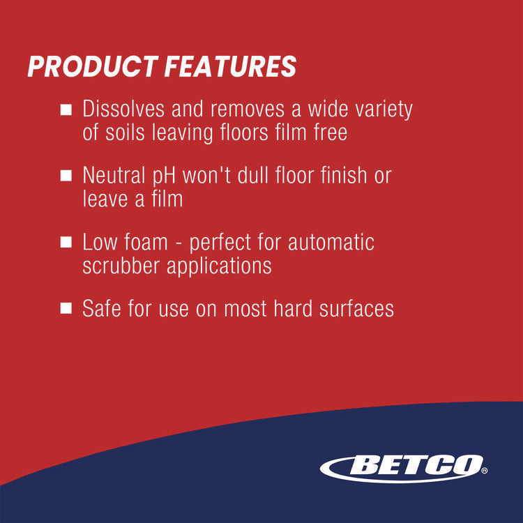 pH7 Ultra Floor Cleaner, Lemon Scent, 32 oz Bottle, 6/Carton