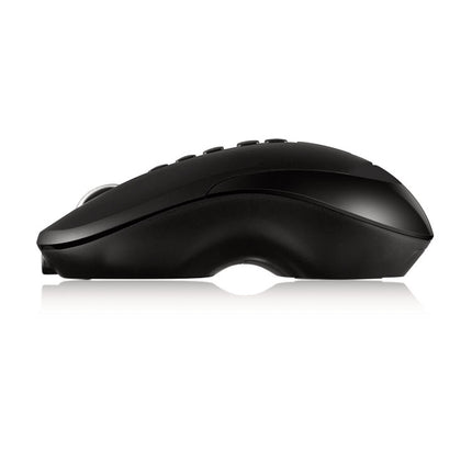 iMouse P40 Wireless Multifunctional Presenter Mouse, 2.4 GHz Frequency/100 ft Wireless Range, Left/Right, Black