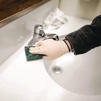 Latex Disposable Gloves, Extra Thick, 6 mil, Medium, Ivory, 100 Gloves/Box, 10 Boxes/Carton