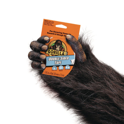 Double-Sided Tape, 3" Core, 1.4" x 8 yds, Gray