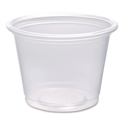 Conex Complements Portion/Medicine Cups, 5.5 oz, Plastic, Translucent, 125/Bag, 20 Bags/Carton