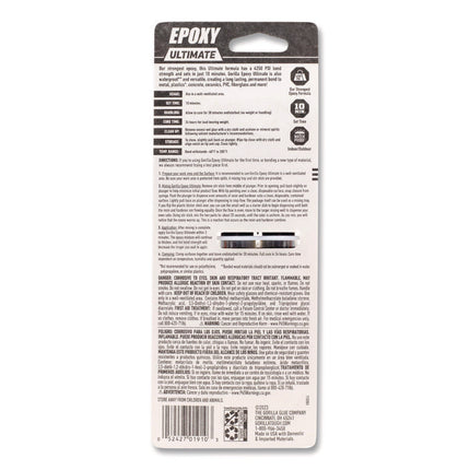 Epoxy Ultimate, 0.85 oz Syringe, Dries Black