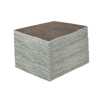 DuraSoak Universal Sorbents Medium Duty Pad, 0.26 gal, 15 x 19, 100/Carton