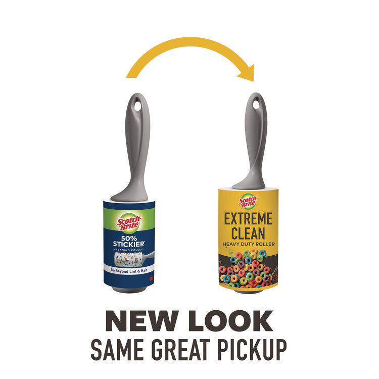 Extreme Clean Lint Roller, 100 Sheets/Roll