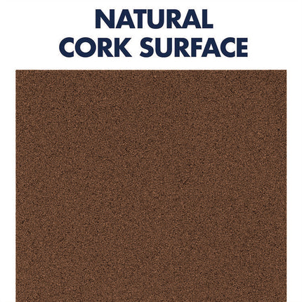 Cork Panels, 12" x 0.38" x 12", Brown, 4/Pack