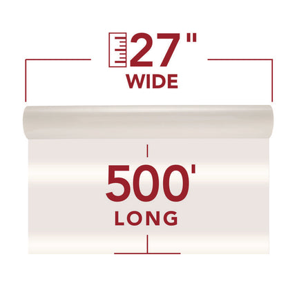 Nap-Lam I Roll Film, 1.5 Mil, 27" X 500 Ft, Gloss Clear, 2/box