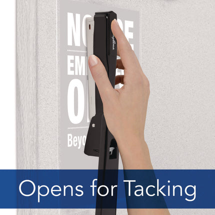 Commercial Full Strip Desk Stapler, 20-Sheet Capacity, Black