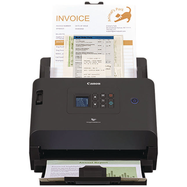 imageFORMULA DR-S250N Scanner, 600 dpi Optical Resolution, 80-Sheet Duplex Auto Document Feeder