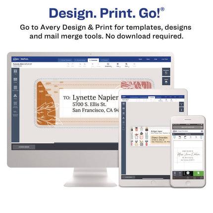 White Shipping Labels-Bulk Packs, Inkjet/laser Printers, 2 X 4, White, 10/sheet, 250 Sheets/box