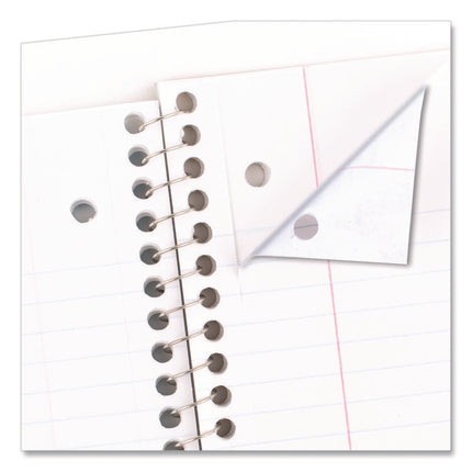 Spiral Notebook, 1-Subject, Wide/Legal Rule, Randomly Assorted Cover Colors, (70) 10.5 x 8 Sheets, 4/Pack