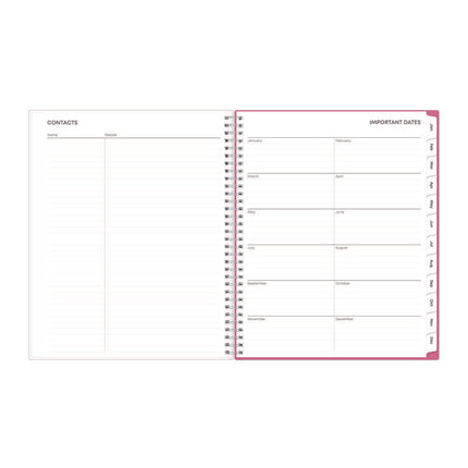 Breast Cancer Awareness Create-Your-Own Cover Weekly/Monthly Planner, Orchids Artwork, 11 x 8.5, 12-Month (Jan to Dec): 2025