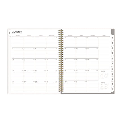Sophie Frosted Weekly/Monthly Planner, Floral Artwork, 11 x 8.5, Multicolor Cover, 12-Month (Jan to Dec): 2025