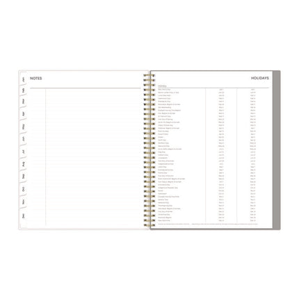 Sophie Frosted Weekly/Monthly Planner, Floral Artwork, 11 x 8.5, Multicolor Cover, 12-Month (Jan to Dec): 2025
