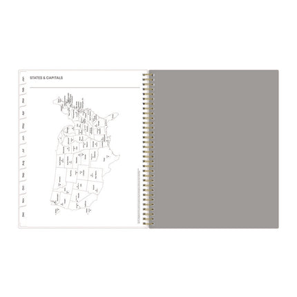 Sophie Frosted Weekly/Monthly Planner, Floral Artwork, 11 x 8.5, Multicolor Cover, 12-Month (Jan to Dec): 2025