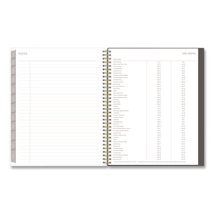 Kelly Ventura Midnight Garden Weekly/Monthly Planner, Floral Artwork, 11 x 8.5, Multicolor Cover, 12-Month (Jan to Dec): 2025