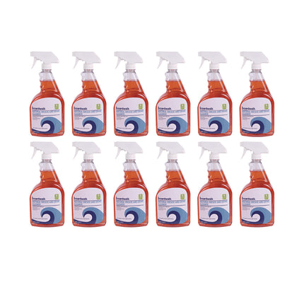 Natural Grease and Grime Cleaner, Unscented, 32 oz Spray Bottle, 12/Carton