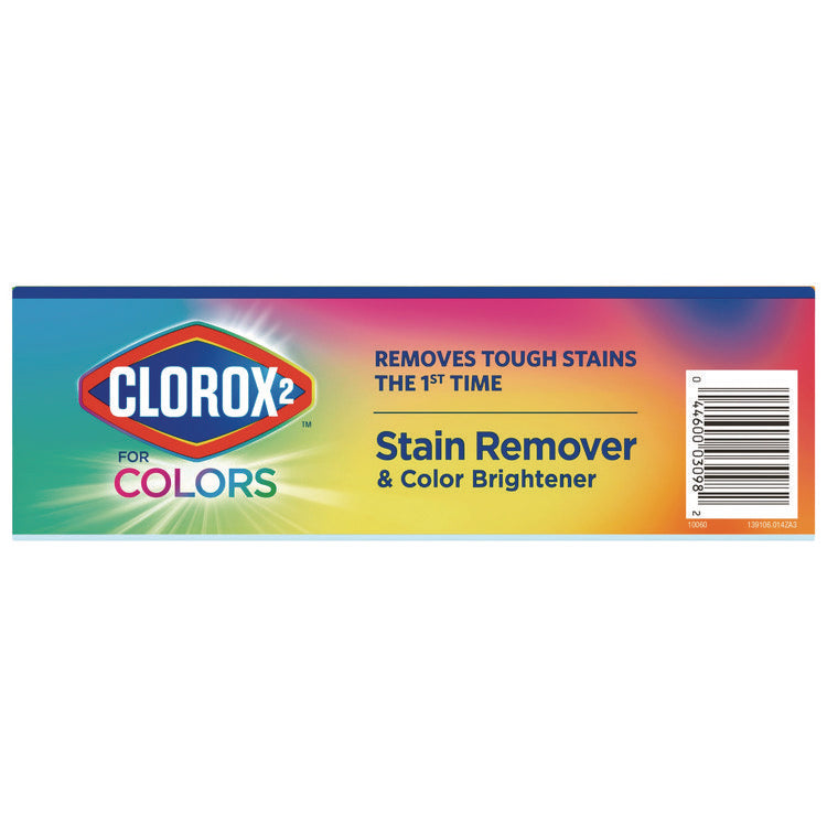for Colors Stain Remover and Color Brightener Powder, Original, 49.2 oz Box, 4/Carton
