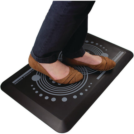 AFS-TEX 2000 Anti-Fatigue Mat, 16 x 24, Midnight Black