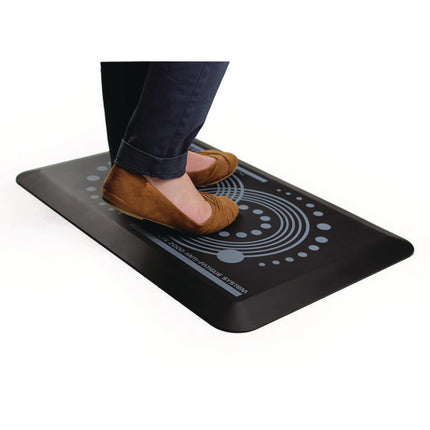 AFS-TEX 2000 Anti-Fatigue Mat, 16 x 24, Midnight Black