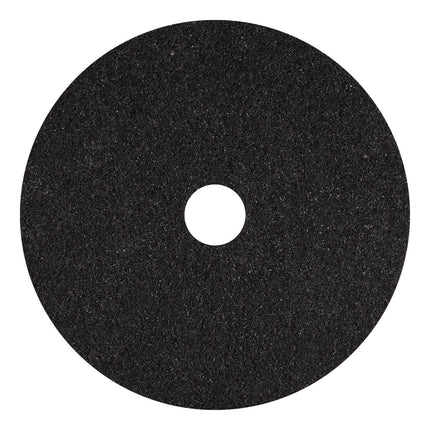 Stripping Pads, 12" Diameter, Black, 5/Carton